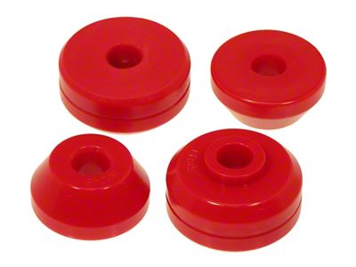 Prothane 95-99 Mitsubishi Eclipse Rear Shock Bushings - Red - 13-902