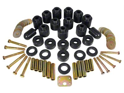 Prothane 97-01 Jeep TJ 1in Lift Body Mount Kit - 1-114-BL