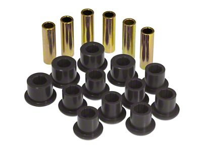 Prothane 98-08 Ford Ranger Rear Leaf Spring Bushings - Black - 6-1027-BL