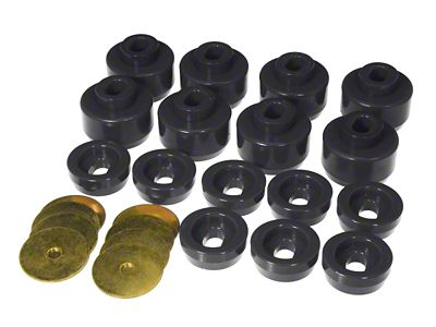 Prothane 99-06 Chevy Silverado 2/4wd Body Mounts - Black - 7-141-BL