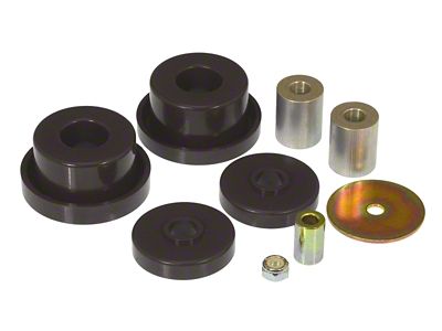 Prothane Dodge LX Front Diff Carrier/Support Bushings - Black - 4-1607-BL