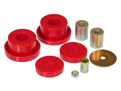 Prothane Dodge LX Front Diff Carrier/Support Bushings - Red - 4-1607
