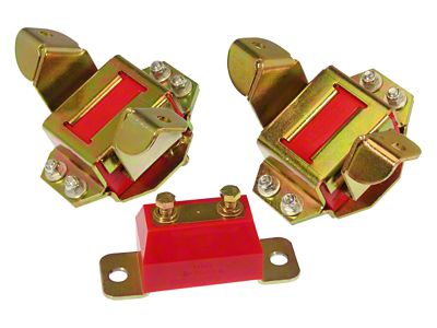 Prothane Ford Motor & Trans Mount Kit - Red - 6-1905