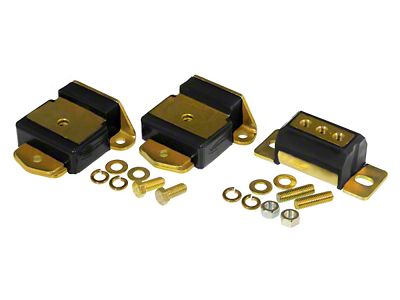 Prothane GM Motor & Trans Mount Kit - Black - 7-1910-BL