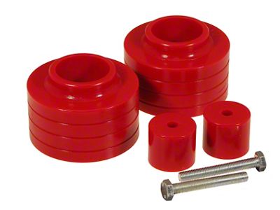 Prothane Jeep TJ 1.5-2in Lift Coil Spring Isolator - Red - 1-1703