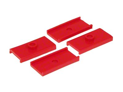 Prothane MG Leaf Spring Pad Kit - Red - 26-47078