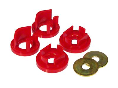 Prothane Subaru Diff Insert Bushings - Red - 16-1610