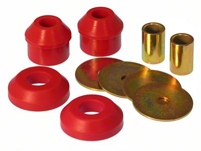 Prothane Universal Body Mounts - Red - 19-101