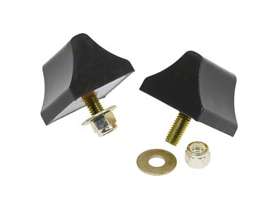 Prothane Universal Bump Stop 1-3/8 X 2 X 2-1/4 Wedge - 19-1303-BL