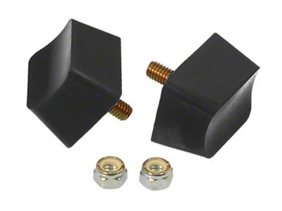 Prothane Universal Bump Stop 1X1 3/4X1 7/16 Crvd Top - 19-1302-BL