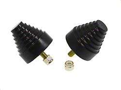 Prothane Universal Bump Stop 2-1/4X2-1/4 Cone w/Stp - Black - 19-1318-BL