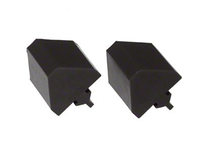 Prothane Universal Bump Stop Pull Through Style - Black - 19-1326-BL
