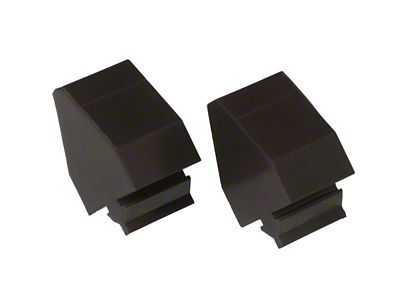 Prothane Universal Bump Stop Pull Through Style - Black - 19-1327-BL