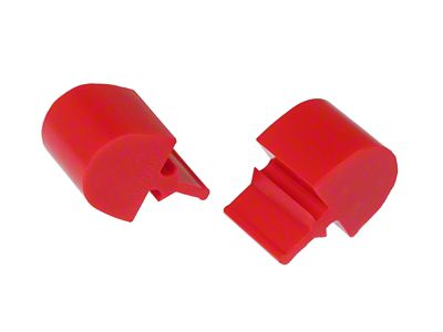 Prothane Universal Bump Stop Pull Through Style - Red - 19-1324
