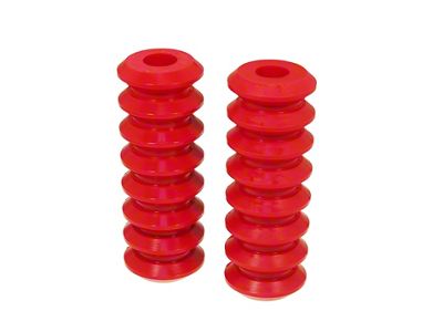 Prothane Universal Coil Spring Inserts - 10.5in High - Red - 19-1705