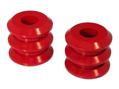 Prothane Universal Coil Spring Inserts - 3.5in High - Red - 19-1702