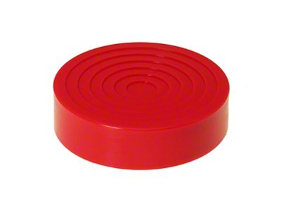 Prothane Universal Jack Pad 7.25in Diameter Model - Red - 19-1401