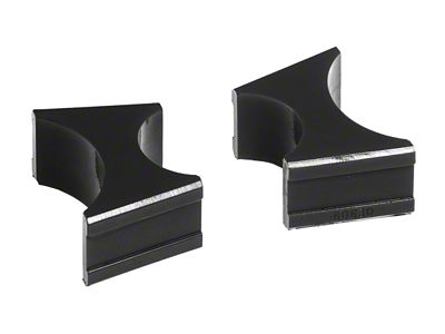 Prothane Universal Shock Reservoir Mounts - 1.5/2.5 Diameter - Black - 19-1719-BL