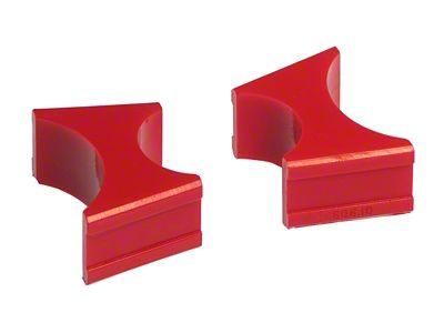 Prothane Universal Shock Reservoir Mounts - 1.5/2.5 Diameter - Red - 19-1719