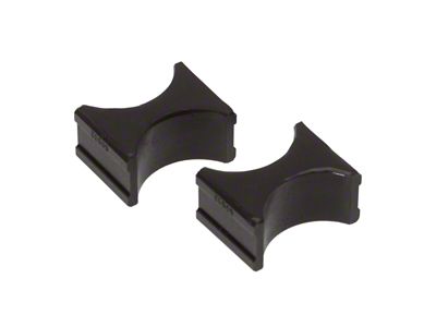 Prothane Universal Shock Reservoir Mounts - 2.0/2.0 Diameter - Black - 19-1721-BL