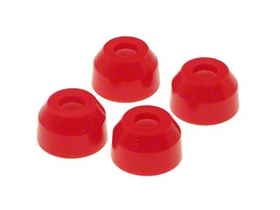 Prothane Universal Tie Rod End Boots .590X1.375in - Red 2 - 19-1712