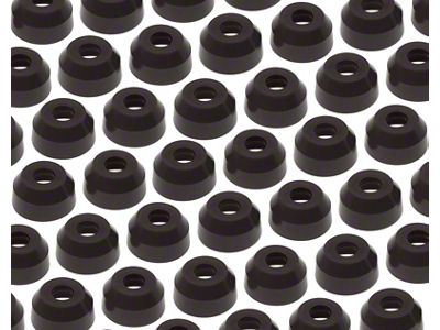 Prothane Universal Tie Rod End Boots .650X1.625in - Black - 19-1814-BL