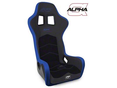 PRP Alpha Composite Seat- Black/Blue - A3901-V