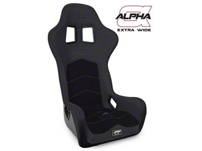 PRP Alpha Composite Seat/Extra Wide- Black - A3902-201
