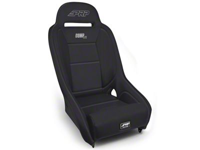 PRP Comp Elite Suspension Seat - Black Vinyl - Black - A8301-201
