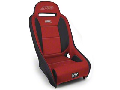PRP Comp Elite Suspension Seat- Red/Black - A8301-72