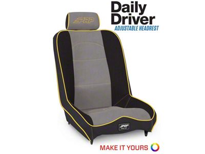 PRP Daily Driver High Back 2In. Extra Tall Suspension Seat - A140410