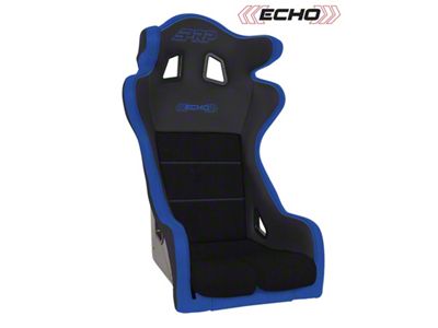 PRP Echo Composite Seat- Black/Blue Blue Outline/Delta Blue- Blue - A38-V