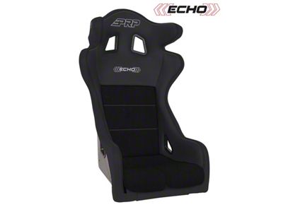 PRP Echo Composite Seat- Black Black Outline/Delta Black- Black - A38-201