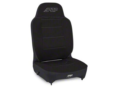 PRP Enduro High Back Reclining Suspension Seat; Driver Side; Black (Universal; Some Adaptation May Be Required)