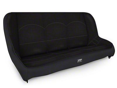PRP Jeep JKU/JLU Low Back Rear Bench - Black - A3610-47-50