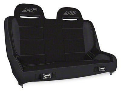 PRP Jeep Wrangler JKU/JLU Elite Series Rear Bench- Black - A9240-47-50