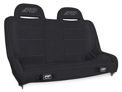 PRP Jeep Wrangler JKU/JLU Elite Series Rear Bench- Black Vinyl - A9240-47-201