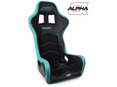 PRP Shreddy Alpha Composite Seat- Black/Teal - SHRDYA3901-01