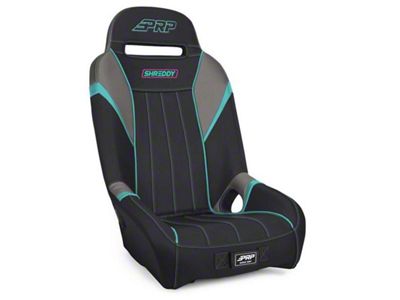 PRP Shreddy GT/S.E. Suspension Seat - Grey/Teal - SHRDYA5701-04
