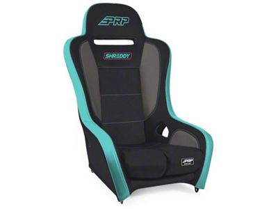 PRP Shreddy Podium Suspension Seat - Grey/Teal - SHRDYA9101-04