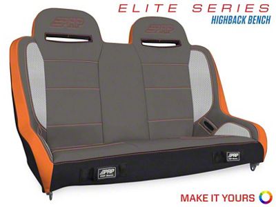 PRP Jeep Wrangler JKU/JLU Elite Series Suspension Bench Seat - A9247