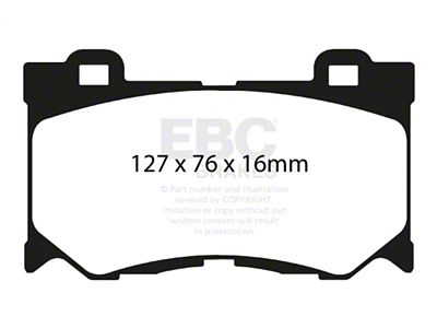 EBC Brakes Bluestuff Brake Pad Sets Fronts Only - DP51823NDX