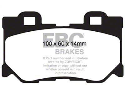 EBC Brakes Bluestuff Brake Pad Sets Rears Only - DP51824NDX
