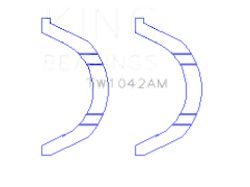 King Engine Bearings Thrust Washer Set (Q50 VQ35AHR/VQ37HR)