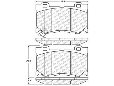 StopTech Street Touring 09-13 Infiniti FX35/FX37/FX45/FX50/08-13 G37 Front Brake Pads - 308.13460