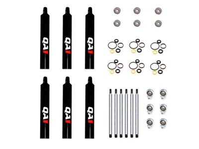 QA1 17.75 Eye-B/Eye-B V-None Dry Shock Small Body Steel 11.63 - 7Q6-DRY-6PK