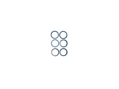 QA1 2-1/2in Thrust Bearing Kit w/Washers for 2 Shocks - 7888-109
