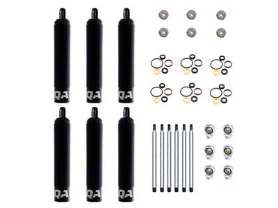QA1 22.25 Eye-B/Eye-B V-None Dry Shock Large Aluminum Coilover 14.38 - 6Q8-DRY-6PK