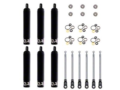 QA1 22.25 Eye-B/Eye-B V-None Dry Shock Large Aluminum Coilover 14.38 - 6Q8R-DRY-6PK