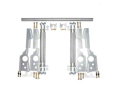 QA1 Heavy Duty Pro Rear Drag 4-Link Component Kit - 7838-1067